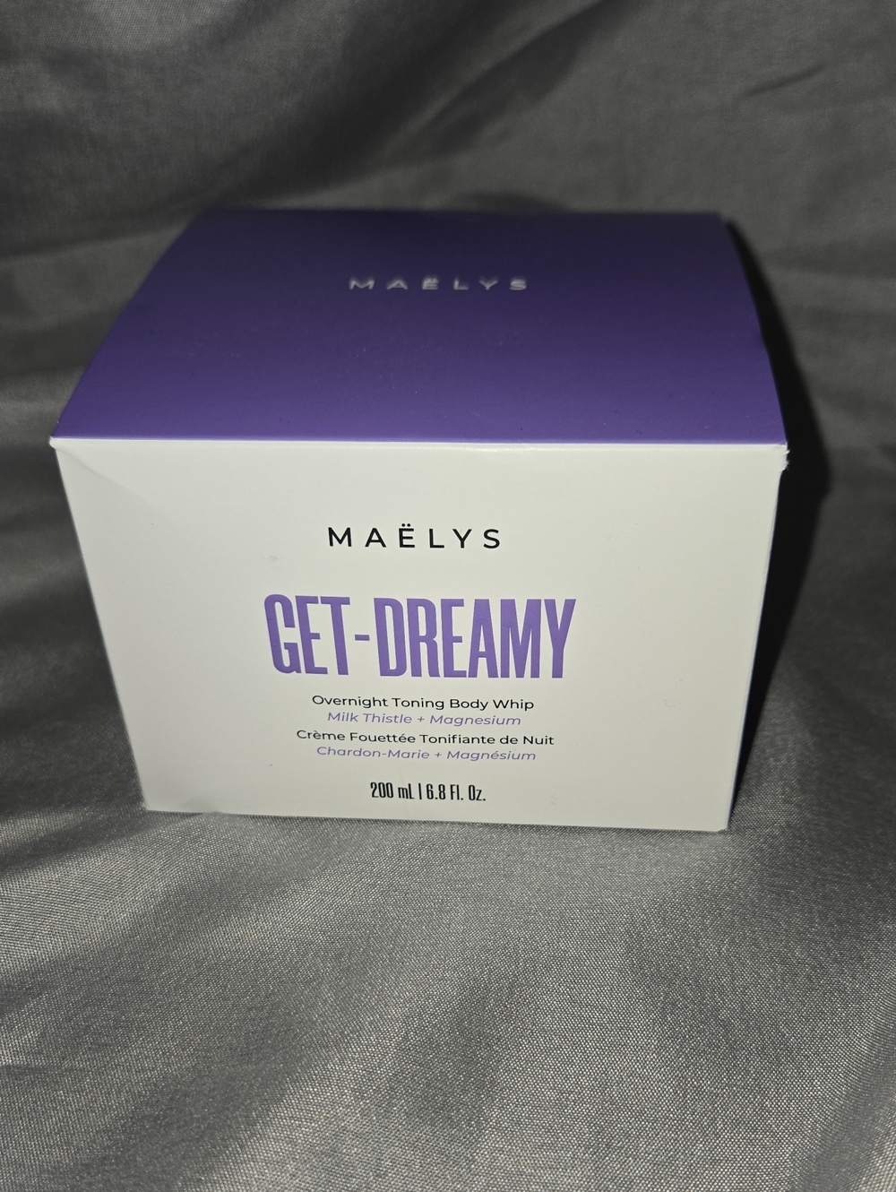 MAËLYS GET-DREAMY Overnight Toning Body Whip — White & Purple